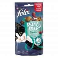 Лакомство FELIX by Purina Party Mix Морской Микс для взрослых кошек со вкусом лосося, форели и минтая 60 г