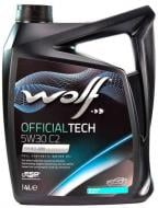 Моторное масло синтетическое WOLF OfficialTech C2 5W-30 4 л (8309014)