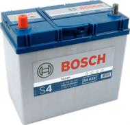 Аккумулятор автомобильный Bosch S4 022 45Ah 330A 12V 0 092 S40 220 «+» слева (0 092 S40 220)