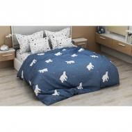 Комплект постельного белья Agidel синий SoundSleep