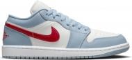 Кроссовки женские демисезонные Jordan AIR 1 LOW DC0774-164 р.40,5 разноцветные