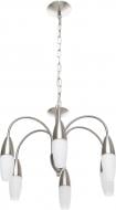 ВИТРИНА! Люстра подвесная Eglo Inessa 6xE14 матовый никель 87972