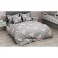 Комплект постельного белья Tanna серый SoundSleep