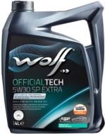 Моторное масло синтетическое WOLF OfficialTech C3 SP EXTRA 5W-30 4 л (1049359) Моторное масло синтетическое WOLF OfficialTech C3 SP EXTRA 5W-30 4 л (1049359)