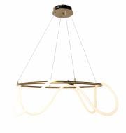 ВИТРИНА! Люстра светодиодная Laguna Lighting Bronx 40 Вт LED-модуль золото 26813-40