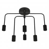 ВИТРИНА! Люстра потолочная Ledvance Vintage Pipe Bent 6x60 Вт E27 черный