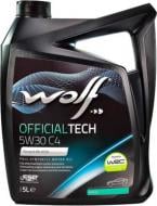 Моторное масло синтетическое WOLF OfficialTech C4 5W-30 5 л (8308512)