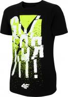 Футболка 4F J4L20-JTSM213A-20S р.158 чорний