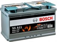 Аккумулятор автомобильный Bosch S5 A11 80Ah 800A 12V 0 092 S5A 110 «+» справа (0 092 S5A 110)