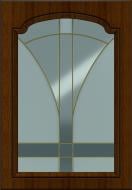 Фасад для кухні Грейд Горіх мускатний патина №363 713x496 ВТ лівий Мадрид