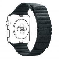 Ремешок Armorstandart Leather Loop для Apple Watch 42/44 mm midnight blue ARM57840