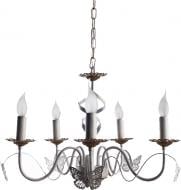 ВІТРИНА! Люстра стельова Arte Lamp A6114LM-5WG 5x40 Вт E14 білий