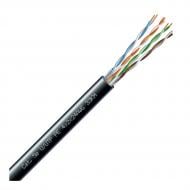 Кабель UTP багатожильний ЗЗКМ FTP/UTP Cat 5e AWG чорний 4x2х0,51 мідь