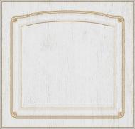 Фасад для кухни Грейд Белая текстура супермат №205 патина золото 570x596 Римини левый