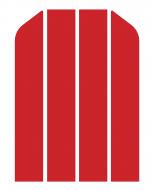 Светоотражающая наклейка LOOM Полоски LM-10076-red для твердых поверхностей