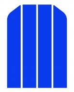 Светоотражающая наклейка LOOM Полоски LM-10076-blue для твердых поверхностей