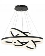 ВІТРИНА! Люстра підвісна Reality Cornelia 3x14 Вт LED-модуль чорний 330603-02