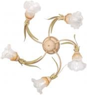 ВІТРИНА! Люстра стельова Геотон НПБ 01-5х60-456 Рома-В356 5xE14 кремовий