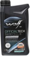 Моторное масло синтетическое WOLF OfficialTech C3 LL III 5W-30 1 л (1048179)