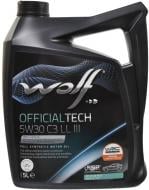 Моторное масло синтетическое WOLF OfficialTech C3 LL III 5W-30 5 л (1048181)