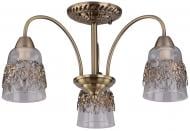 ВІТРИНА! Люстра стельова Blitz 3x40 Вт E14 бронза 3119-43