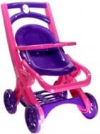 Візок-каталка Долоні для ляльок сидіння рожевий/фіолетовий
