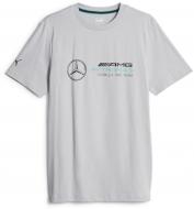 Футболка Puma MAPF1 ESS LOGO TEE 62116502 р.S серый
