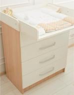 Стол-пеленатор детский Гойдалка EXCLUSIVE (ДСП) 890 x 450 x 780 мм. слоновая кость