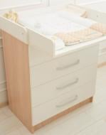 Стол-пеленатор детский Гойдалка EXCLUSIVE (ДСП) 890 x 450 x 780 мм. белый