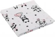 Пеленка Luna Kids Panda 90x90 см белый с принтом