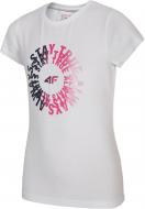 Футболка 4F J4L20-JTSD215-10S р.140 білий