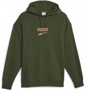 Джемпер Puma DOWNTOWN LOGO HOODIE TR 62128031 р.XL зелений