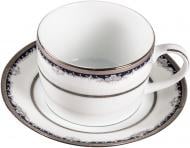 Чашка з блюдцем DPL Cler Platina 360 мл 5086