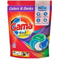 Капсули для машинного прання Gama Uni 4 в 1 60 шт.