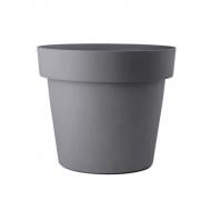 Горшок пластик Мелроуз 60 см круглый антрацит матовый 93 л Sanja IPPI