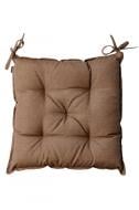 Подушка на стул 40х40 Корица Коричневая Прованс