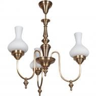 ВИТРИНА! Люстра подвесная Фабрика Світла НСБ 27-3х60-131 Легенда 3x60 Вт E27 латунь