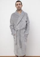Халат мужской Roksana Вельсофт №1202/90148 р. M серый