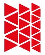 Светоотражающая наклейка LOOM Треугольники LM-10064-red для твердых поверхностей