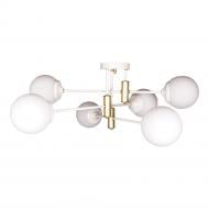 ВИТРИНА! Люстра Фабрика Світла 6x40 Вт E14 бело-золотистый НСБ 127-6х40-161