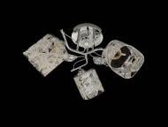 ВИТРИНА! Люстра потолочная Focus Light 2x60 Вт Е27 хром 2050/3