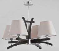 ВІТРИНА! Люстра підвісна ALFA AMARTI 4xE14 бежевий із чорним 21194