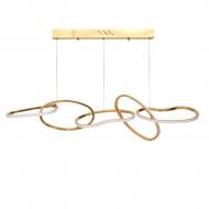 ВИТРИНА! Люстра светодиодная Berger 5x70 Вт LED-модуль золото 7017-PL-70 Gold