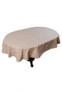 Скатерть овальная 133х240 Корица Прованс