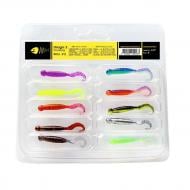 Твистер Wist 50 мм 10 шт. DRAGO 2 дюйма Mix #2 (10 шт)