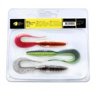 Твистер Wist 115 мм 3 шт. набор New Drago "4.5 дюйма" Mix3