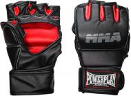 Перчатки для MMA PowerPlay р. L/XL PP_3053 черный с красным