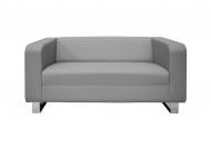 Диван прямой Марбет Retta 2 Soft 29 (на полозьях) серый 1390x780x680 мм