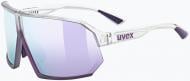 Очки солнцезащитные Uvex sportstyle 237 clear-met purple/mirror lavender