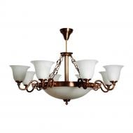 ВИТРИНА! Люстра подвесная Фабрика Світла Эллада 11x60 Вт E27 патина НСБ 01-(8+3)х60-111